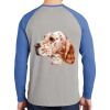 Mens Full Color PosiCharge Long Sleeve Tri Blend Wicking Raglan Tee Thumbnail