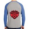 Mens Full Color PosiCharge Long Sleeve Tri Blend Wicking Raglan Tee Thumbnail