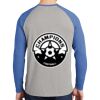 Mens Full Color PosiCharge Long Sleeve Tri Blend Wicking Raglan Tee Thumbnail