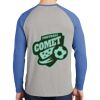 Mens Full Color PosiCharge Long Sleeve Tri Blend Wicking Raglan Tee Thumbnail