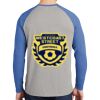 Mens Full Color PosiCharge Long Sleeve Tri Blend Wicking Raglan Tee Thumbnail