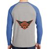 Mens Full Color PosiCharge Long Sleeve Tri Blend Wicking Raglan Tee Thumbnail