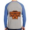 Mens Full Color PosiCharge Long Sleeve Tri Blend Wicking Raglan Tee Thumbnail