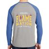 Mens Full Color PosiCharge Long Sleeve Tri Blend Wicking Raglan Tee Thumbnail