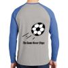 Mens Full Color PosiCharge Long Sleeve Tri Blend Wicking Raglan Tee Thumbnail