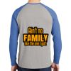 Mens Full Color PosiCharge Long Sleeve Tri Blend Wicking Raglan Tee Thumbnail