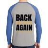 Mens Full Color PosiCharge Long Sleeve Tri Blend Wicking Raglan Tee Thumbnail