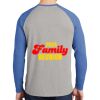 Mens Full Color PosiCharge Long Sleeve Tri Blend Wicking Raglan Tee Thumbnail