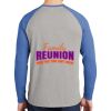 Mens Full Color PosiCharge Long Sleeve Tri Blend Wicking Raglan Tee Thumbnail
