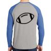 Mens Full Color PosiCharge Long Sleeve Tri Blend Wicking Raglan Tee Thumbnail