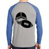 Mens Full Color PosiCharge Long Sleeve Tri Blend Wicking Raglan Tee Thumbnail
