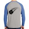 Mens Full Color PosiCharge Long Sleeve Tri Blend Wicking Raglan Tee Thumbnail