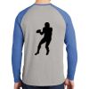 Mens Full Color PosiCharge Long Sleeve Tri Blend Wicking Raglan Tee Thumbnail