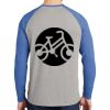 Mens Full Color PosiCharge Long Sleeve Tri Blend Wicking Raglan Tee Thumbnail