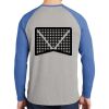 Mens Full Color PosiCharge Long Sleeve Tri Blend Wicking Raglan Tee Thumbnail