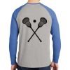 Mens Full Color PosiCharge Long Sleeve Tri Blend Wicking Raglan Tee Thumbnail