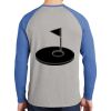 Mens Full Color PosiCharge Long Sleeve Tri Blend Wicking Raglan Tee Thumbnail
