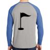 Mens Full Color PosiCharge Long Sleeve Tri Blend Wicking Raglan Tee Thumbnail