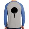 Mens Full Color PosiCharge Long Sleeve Tri Blend Wicking Raglan Tee Thumbnail