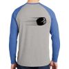 Mens Full Color PosiCharge Long Sleeve Tri Blend Wicking Raglan Tee Thumbnail