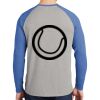 Mens Full Color PosiCharge Long Sleeve Tri Blend Wicking Raglan Tee Thumbnail
