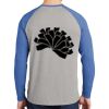 Mens Full Color PosiCharge Long Sleeve Tri Blend Wicking Raglan Tee Thumbnail