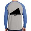 Mens Full Color PosiCharge Long Sleeve Tri Blend Wicking Raglan Tee Thumbnail
