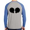 Mens Full Color PosiCharge Long Sleeve Tri Blend Wicking Raglan Tee Thumbnail