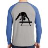 Mens Full Color PosiCharge Long Sleeve Tri Blend Wicking Raglan Tee Thumbnail