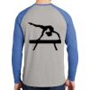 Mens Full Color PosiCharge Long Sleeve Tri Blend Wicking Raglan Tee Thumbnail