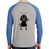 Mens Full Color PosiCharge Long Sleeve Tri Blend Wicking Raglan Tee Thumbnail