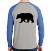 Mens Full Color PosiCharge Long Sleeve Tri Blend Wicking Raglan Tee Thumbnail