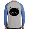 Mens Full Color PosiCharge Long Sleeve Tri Blend Wicking Raglan Tee Thumbnail