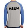 Mens Full Color PosiCharge Long Sleeve Tri Blend Wicking Raglan Tee Thumbnail