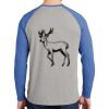 Mens Full Color PosiCharge Long Sleeve Tri Blend Wicking Raglan Tee Thumbnail