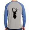 Mens Full Color PosiCharge Long Sleeve Tri Blend Wicking Raglan Tee Thumbnail