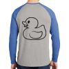 Mens Full Color PosiCharge Long Sleeve Tri Blend Wicking Raglan Tee Thumbnail
