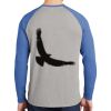 Mens Full Color PosiCharge Long Sleeve Tri Blend Wicking Raglan Tee Thumbnail