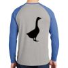 Mens Full Color PosiCharge Long Sleeve Tri Blend Wicking Raglan Tee Thumbnail