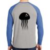Mens Full Color PosiCharge Long Sleeve Tri Blend Wicking Raglan Tee Thumbnail