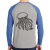 Mens Full Color PosiCharge Long Sleeve Tri Blend Wicking Raglan Tee Thumbnail