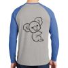 Mens Full Color PosiCharge Long Sleeve Tri Blend Wicking Raglan Tee Thumbnail