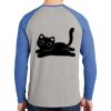 Mens Full Color PosiCharge Long Sleeve Tri Blend Wicking Raglan Tee Thumbnail