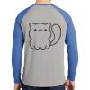 Mens Full Color PosiCharge Long Sleeve Tri Blend Wicking Raglan Tee Thumbnail