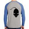 Mens Full Color PosiCharge Long Sleeve Tri Blend Wicking Raglan Tee Thumbnail
