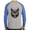 Mens Full Color PosiCharge Long Sleeve Tri Blend Wicking Raglan Tee Thumbnail