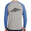 Mens Full Color PosiCharge Long Sleeve Tri Blend Wicking Raglan Tee Thumbnail