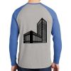 Mens Full Color PosiCharge Long Sleeve Tri Blend Wicking Raglan Tee Thumbnail