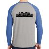 Mens Full Color PosiCharge Long Sleeve Tri Blend Wicking Raglan Tee Thumbnail