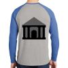 Mens Full Color PosiCharge Long Sleeve Tri Blend Wicking Raglan Tee Thumbnail